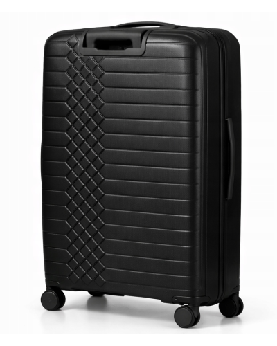 Дорожный чемодан, полипропилен, резиновые колеса, замок TSA VINCI PP450 L – ( черный )