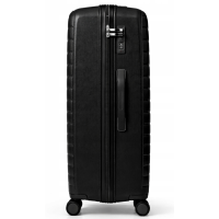 Дорожный чемодан, полипропилен, резиновые колеса, замок TSA VINCI PP450 L – ( черный )