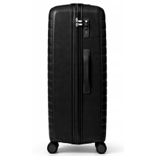 Дорожный чемодан, полипропилен, резиновые колеса, замок TSA VINCI PP450 L – ( черный )