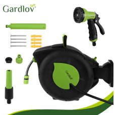 Наматыватель для садового шланга, автоматическая + 30 m шланга 27506 GARDLOV