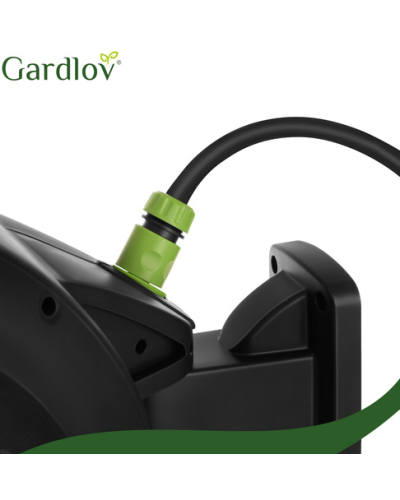 Наматыватель для садового шланга, автоматическая + 30 m шланга 27506 GARDLOV