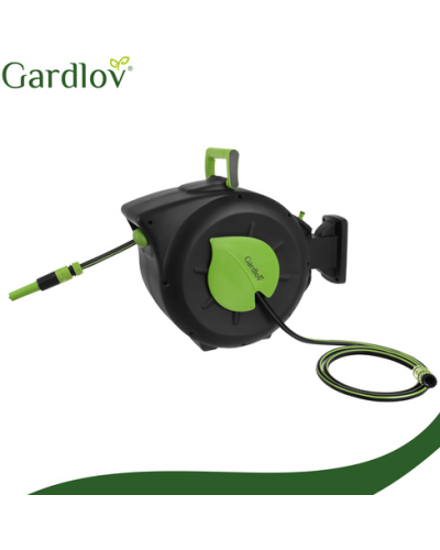 Наматыватель для садового шланга, автоматическая + 30 m шланга 27506 GARDLOV