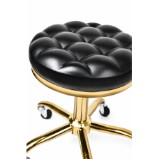 Вращающееся кресло, для гостиной, для кухни, гламур, экокожа, Porto Plus черный