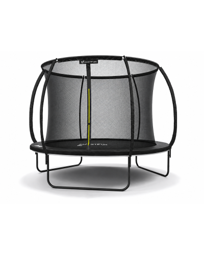 Батут, садовый батут, для детей BLACK Fiberglas black 10 FT - 305 см