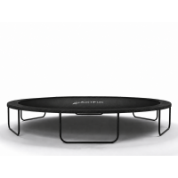 Батут, садовый батут, для детей BLACK Fiberglas black 8FT – 244 см