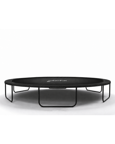 Батут, садовый батут, для детей BLACK Fiberglas black 8FT – 244 см