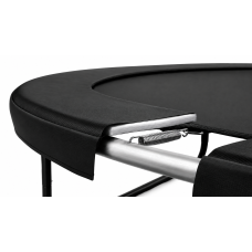 Батут, садовый батут, для детей BLACK Fiberglas black 8FT – 244 см