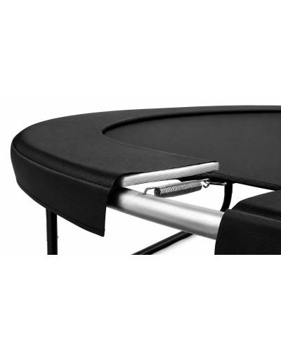 Батут, садовый батут, для детей BLACK Fiberglas black 8FT – 244 см