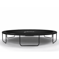 Батут, садовый батут, для детей BLACK Fiberglas black 12 FT – 374 см