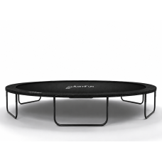 Батут, садовый батут, для детей BLACK Fiberglas black 12 FT – 374 см