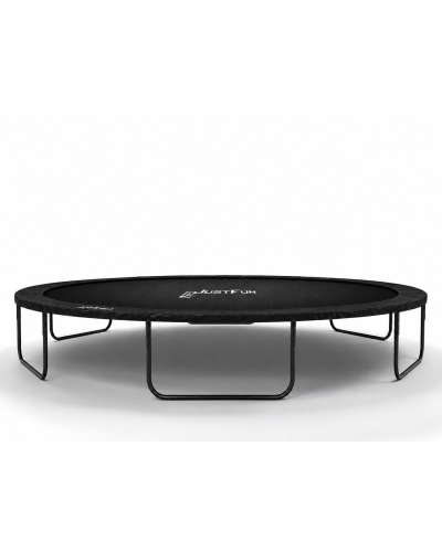 Батут, садовый батут, для детей BLACK Fiberglas black 12 FT – 374 см