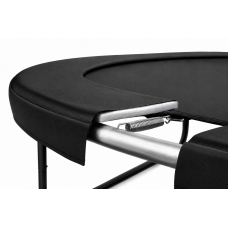 Батут, садовый батут, для детей BLACK Fiberglas black 12 FT – 374 см