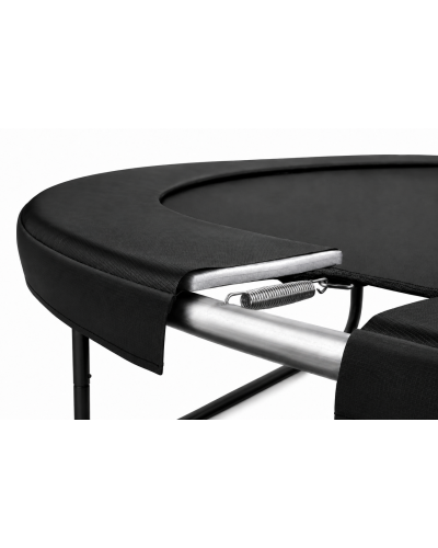 Батут, садовый батут, для детей BLACK Fiberglas black 12 FT – 374 см