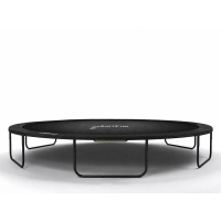 Батут, садовый батут, для детей BLACK Fiberglas black 6 FT – 183 см