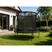 Батут, садовый батут, для детей BLACK Fiberglas black 6 FT – 183 см