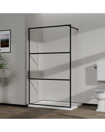 Скляна душова перегородка AVKO Glass S257 195х120 Clear