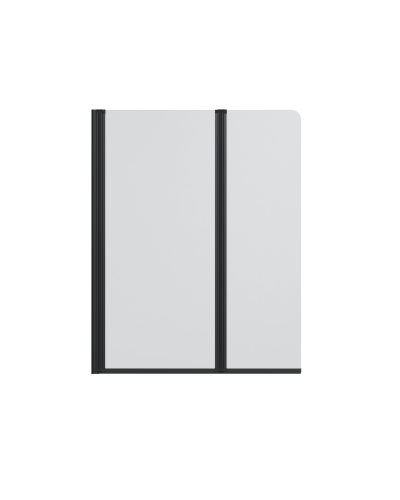 Скляна шторка для ванни AVKO Glass RDY19 60+40x140 Black матова