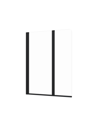 Скляна шторка для ванни AVKO Glass RDY19 60+40x140 black
