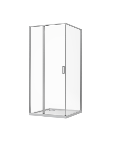 Скляна душова кабіна AVKO Glass RDR13B, 90х90х190 Chrome