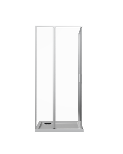 Скляна душова кабіна AVKO Glass RDR13B, 90х90х190 Chrome