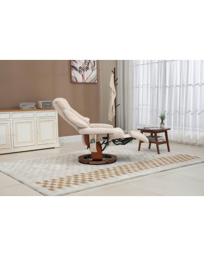Крісло для відпочинку Avko Style ARMH 001 Beige з масажем та підігрівом