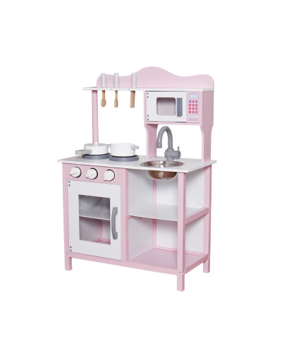 Дитяча дерев'яна кухня AVKO Нікея Pink + аксесуари