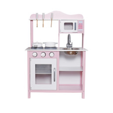 Дитяча дерев'яна кухня AVKO Нікея Pink + аксесуари
