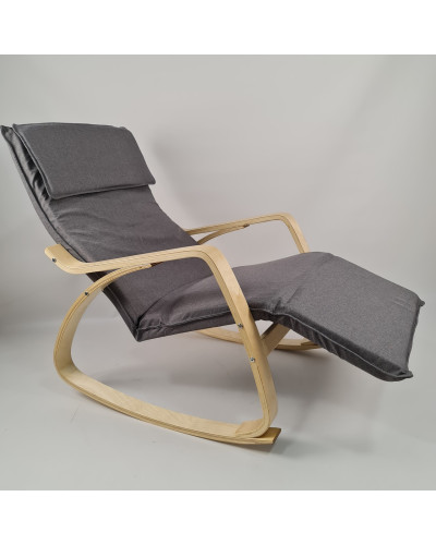 Крісло гойдалка Avko ARC001 Natural Grey