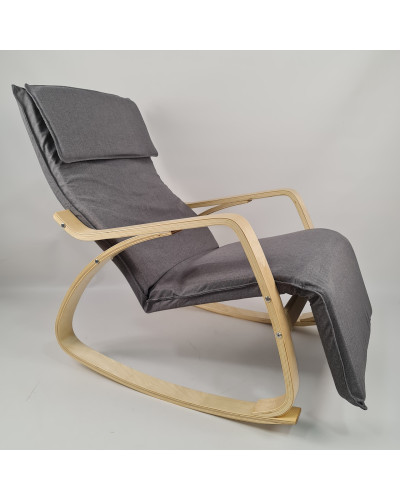 Крісло гойдалка Avko ARC001 Natural Grey