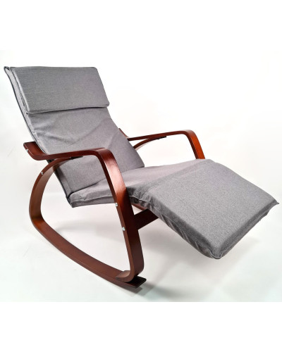 Крісло гойдалка Avko ARC001 Walnut Grey