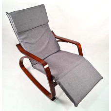 Крісло гойдалка Avko ARC001 Walnut Grey