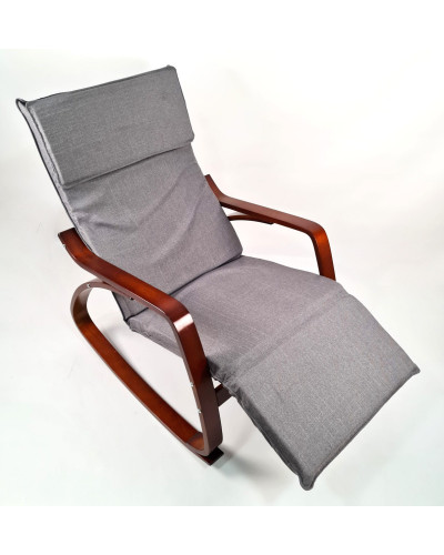 Крісло гойдалка Avko ARC001 Walnut Grey