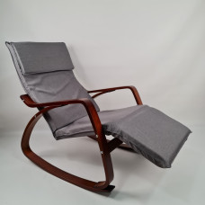 Крісло гойдалка Avko ARC001 Walnut Grey