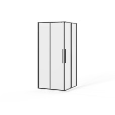 Скляна душова кабіна AVKO Glass RDR42,190х90х90 Black