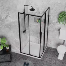 Скляна душова кабіна AVKO Glass RDR42,190х90х90 Black
