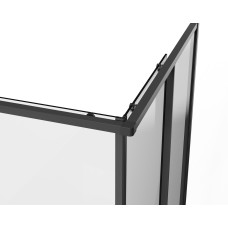 Скляна душова кабіна AVKO Glass RDR42,190х90х90 Black