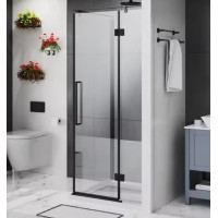 Скляна душова кабіна AVKO Glass  S237R, 90х90х190 Black