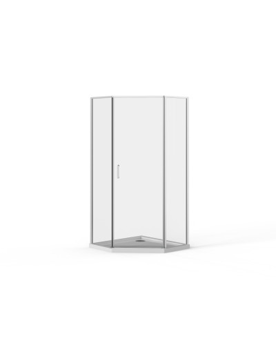 Скляна душова кабіна AVKO Glass RDD21C 90x90x190 Chrome