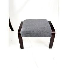 Крісло для відпочинку з підніжкою Avko ARC011 Walnut Grey