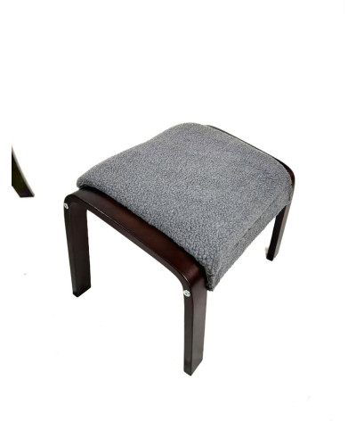 Крісло для відпочинку з підніжкою Avko ARC011 Walnut Grey