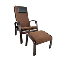 Крісло для відпочинку з підніжкою Avko ARC012 Walnut Latte