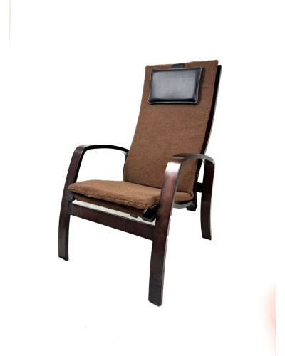 Крісло для відпочинку з підніжкою Avko ARC012 Walnut Latte