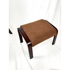 Крісло для відпочинку з підніжкою Avko ARC012 Walnut Latte
