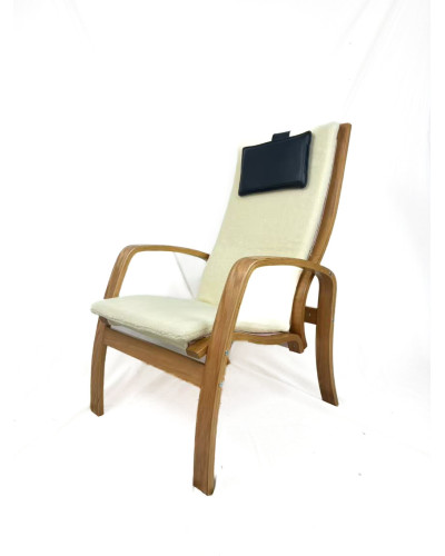 Крісло для відпочинку з підніжкою Avko ARC013 Natural Beige
