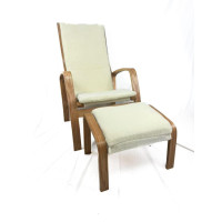 Крісло для відпочинку з підніжкою Avko ARC013 Natural Beige