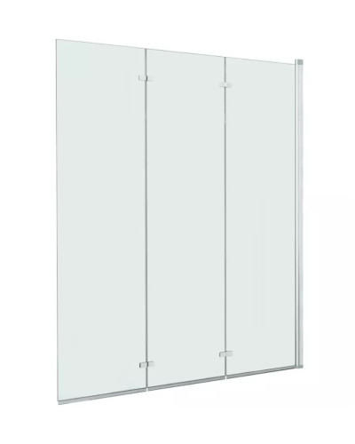 Скляна шторка для ванни AVKO Glass RDW02-J3 120х140 Silver