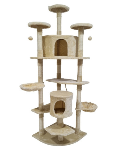 Кігтеточка, будиночок, дряпка для кішок Avko CatTree 1965 Beige