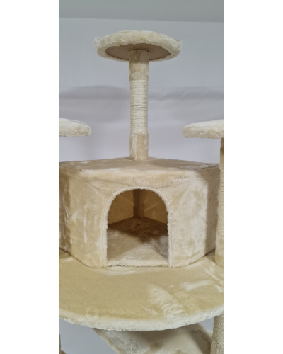 Кігтеточка, будиночок, дряпка для кішок Avko CatTree 1965 Beige