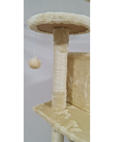 Кігтеточка, будиночок, дряпка для кішок Avko CatTree 1965 Beige