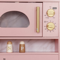 Дитяча кухня дерев'яна AVKО Равенна Pink Вода звукові та світлові ефекти + аксесуари